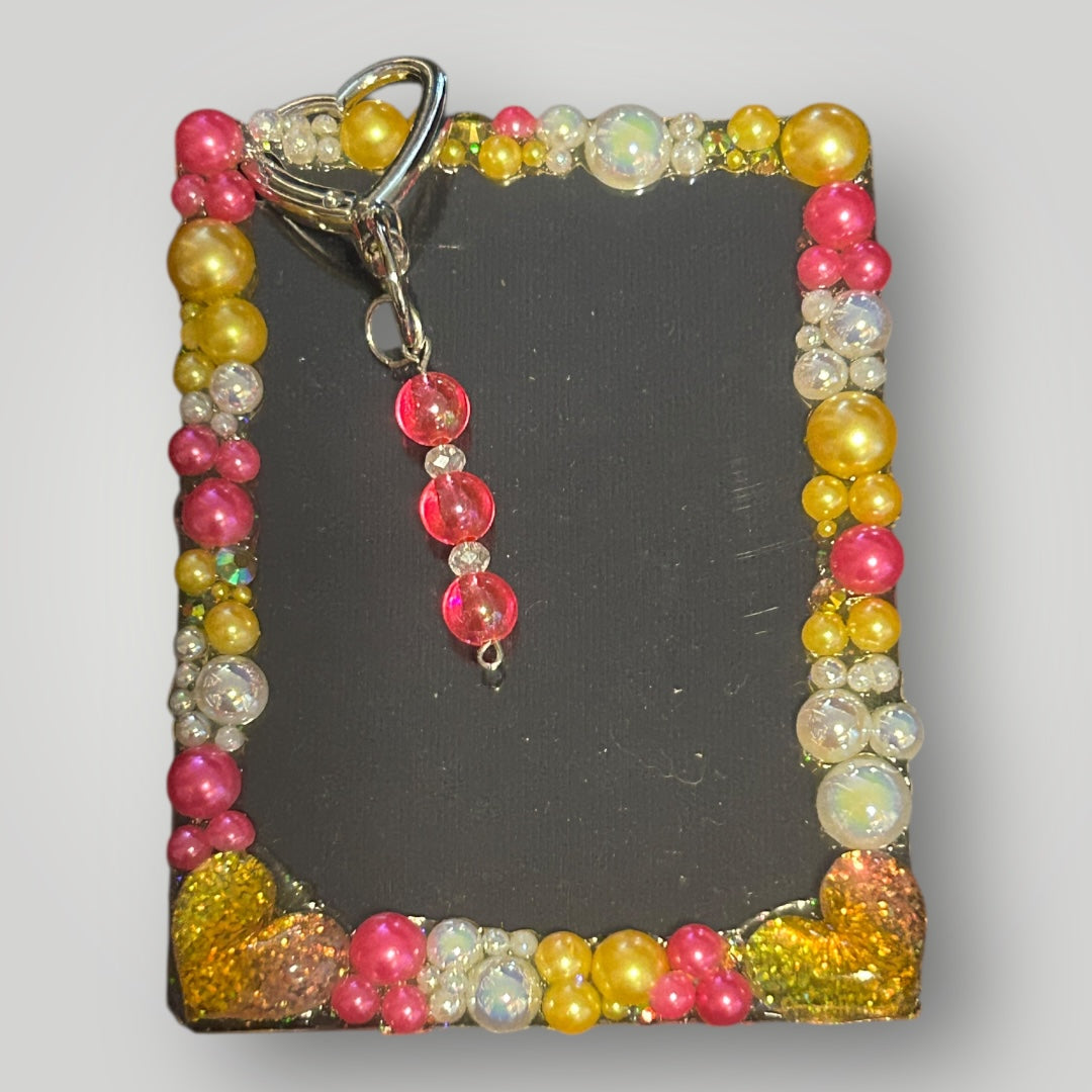 Yellow Heart Decoden Frame