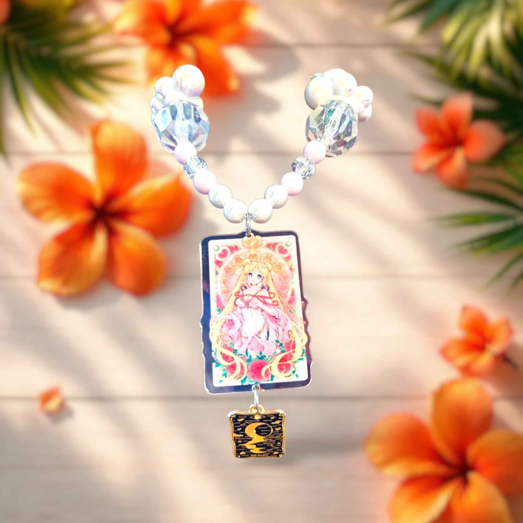 Moon Tarot Charm