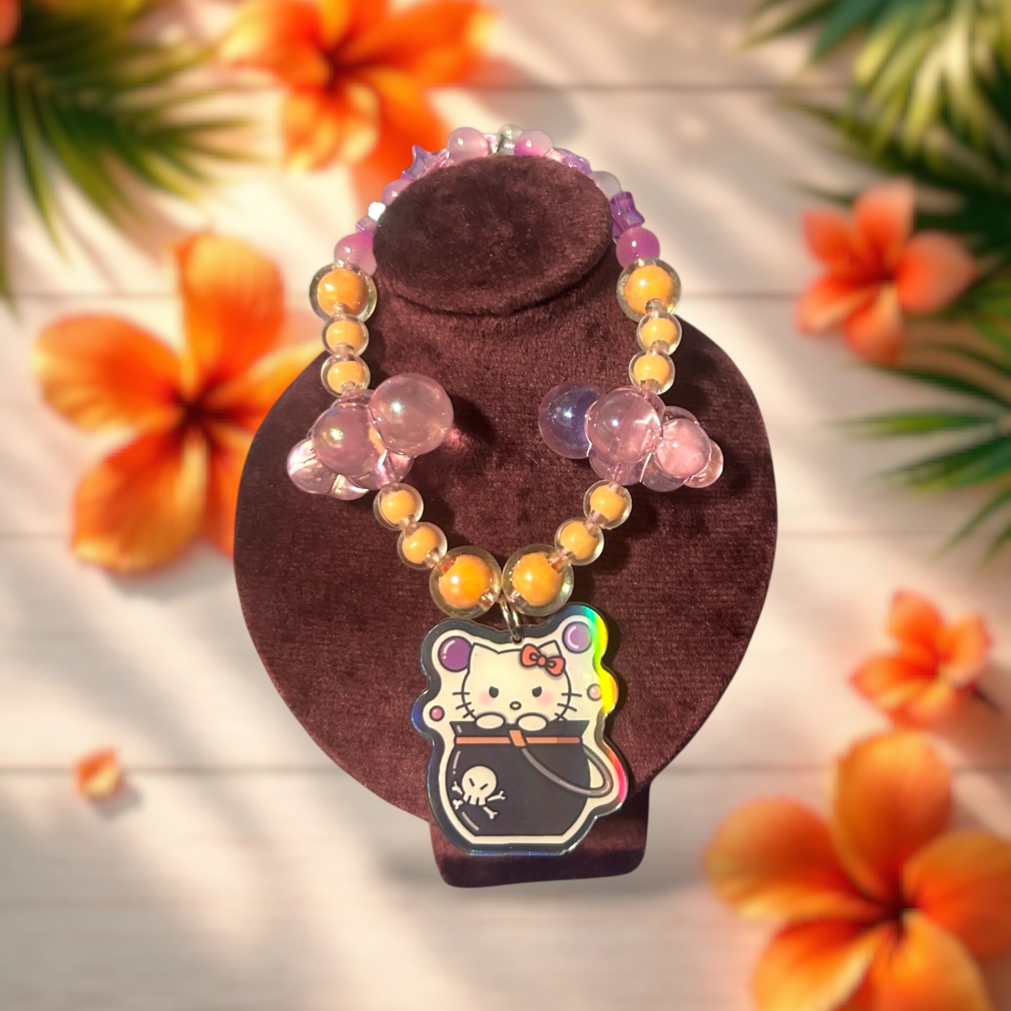 Halloween Kitty Charm