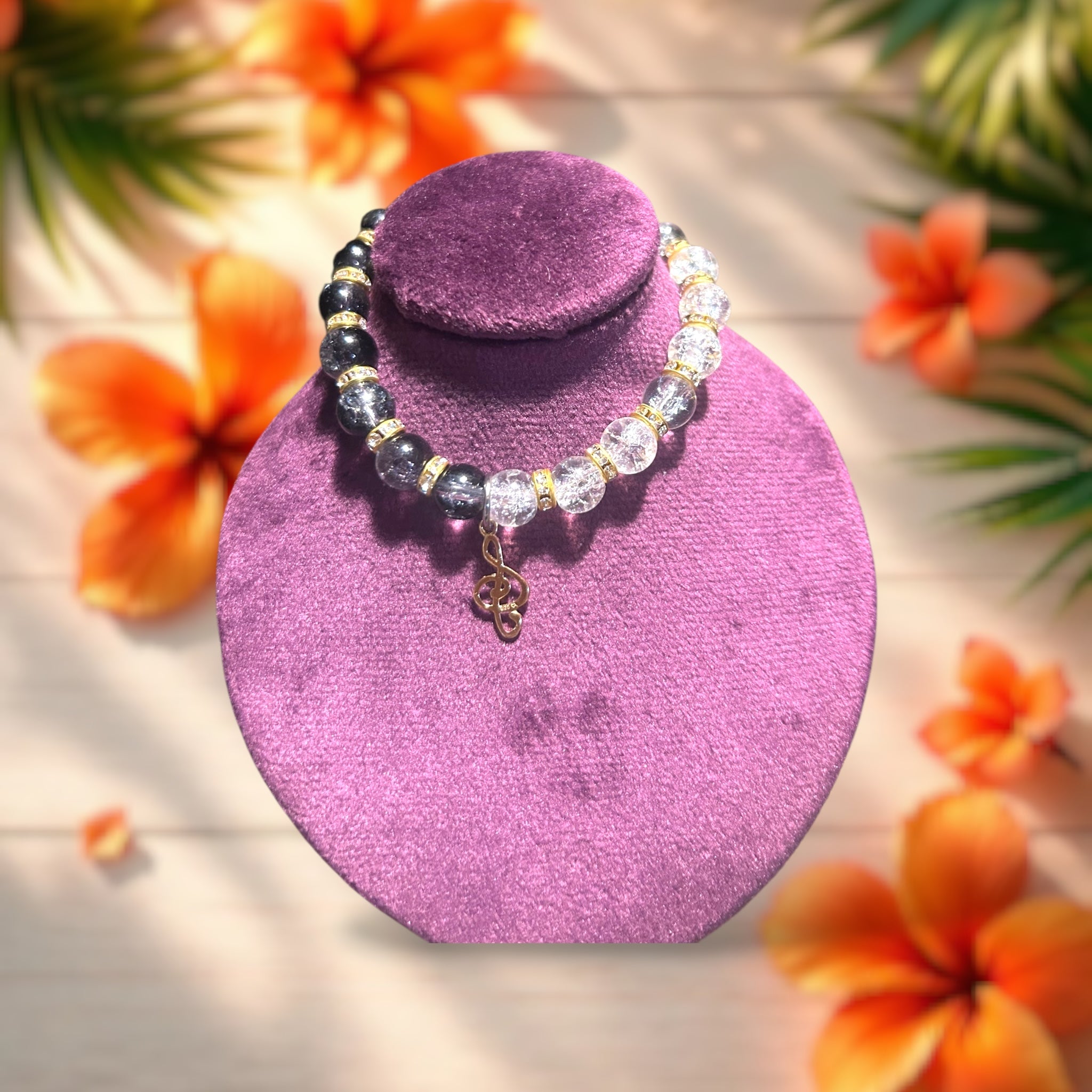 Musical Glass Bead Bracelet