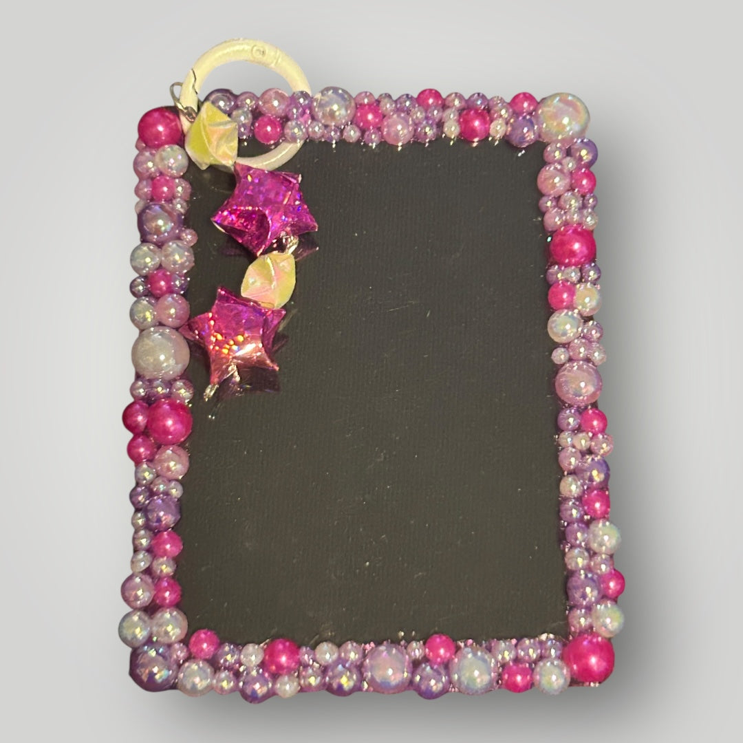 Pink Origami Star Decoden Frame