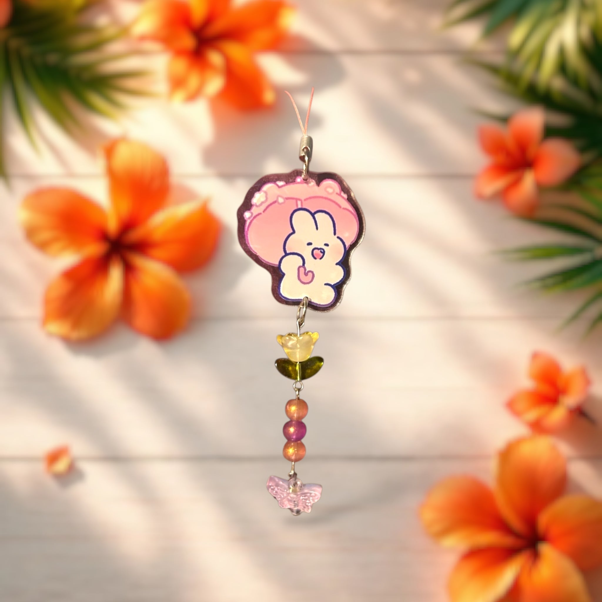 Spring Rain Mini Charm