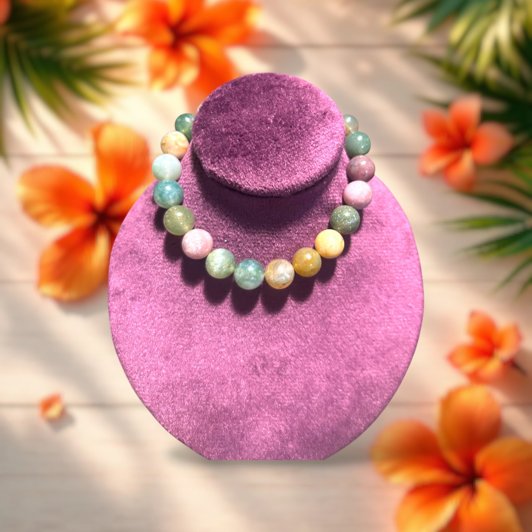 Fancy Jasper Gemstone Bracelet