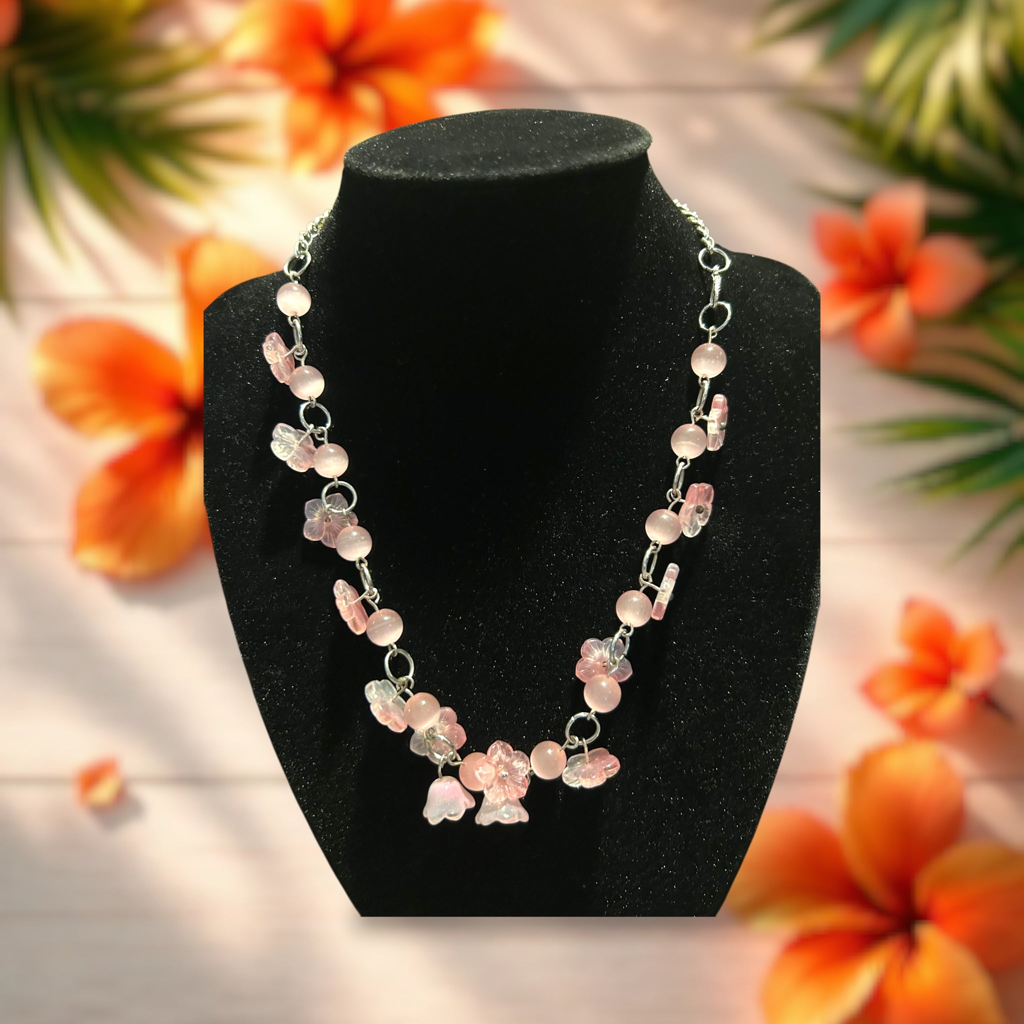 Sakura Cat’s Eye Necklace