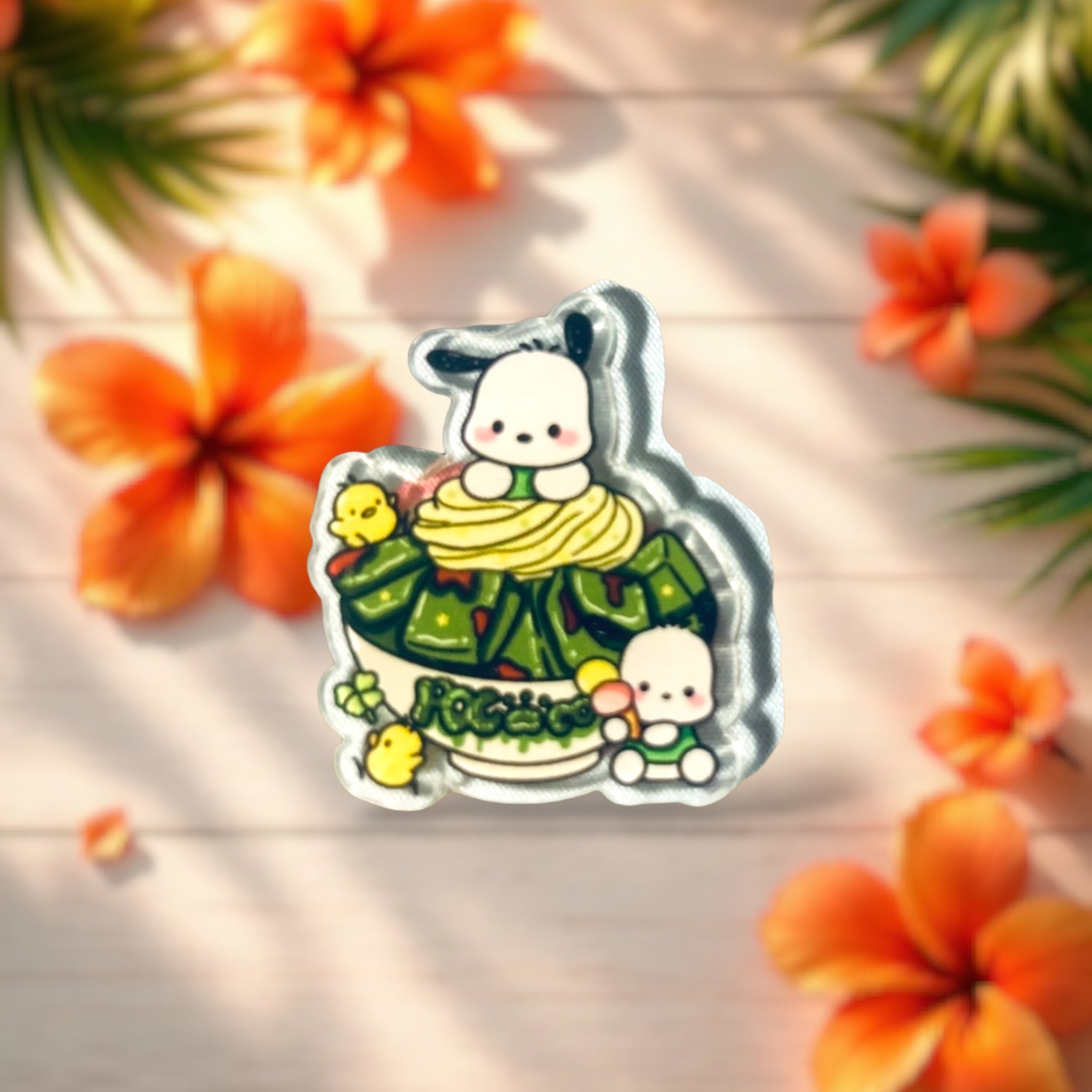 Matcha Puppy Mini Magnet