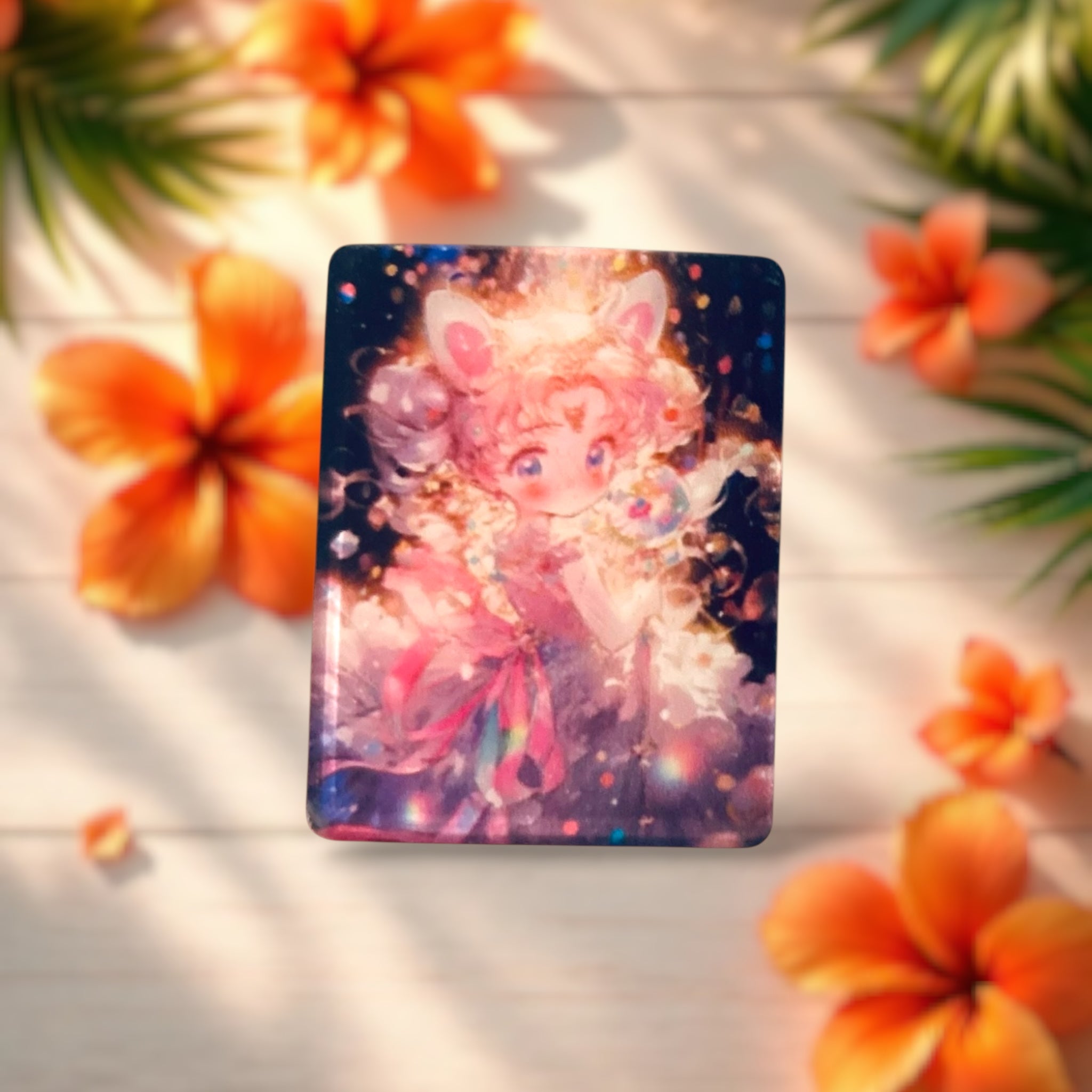 Chibi Pink Mini Magnet