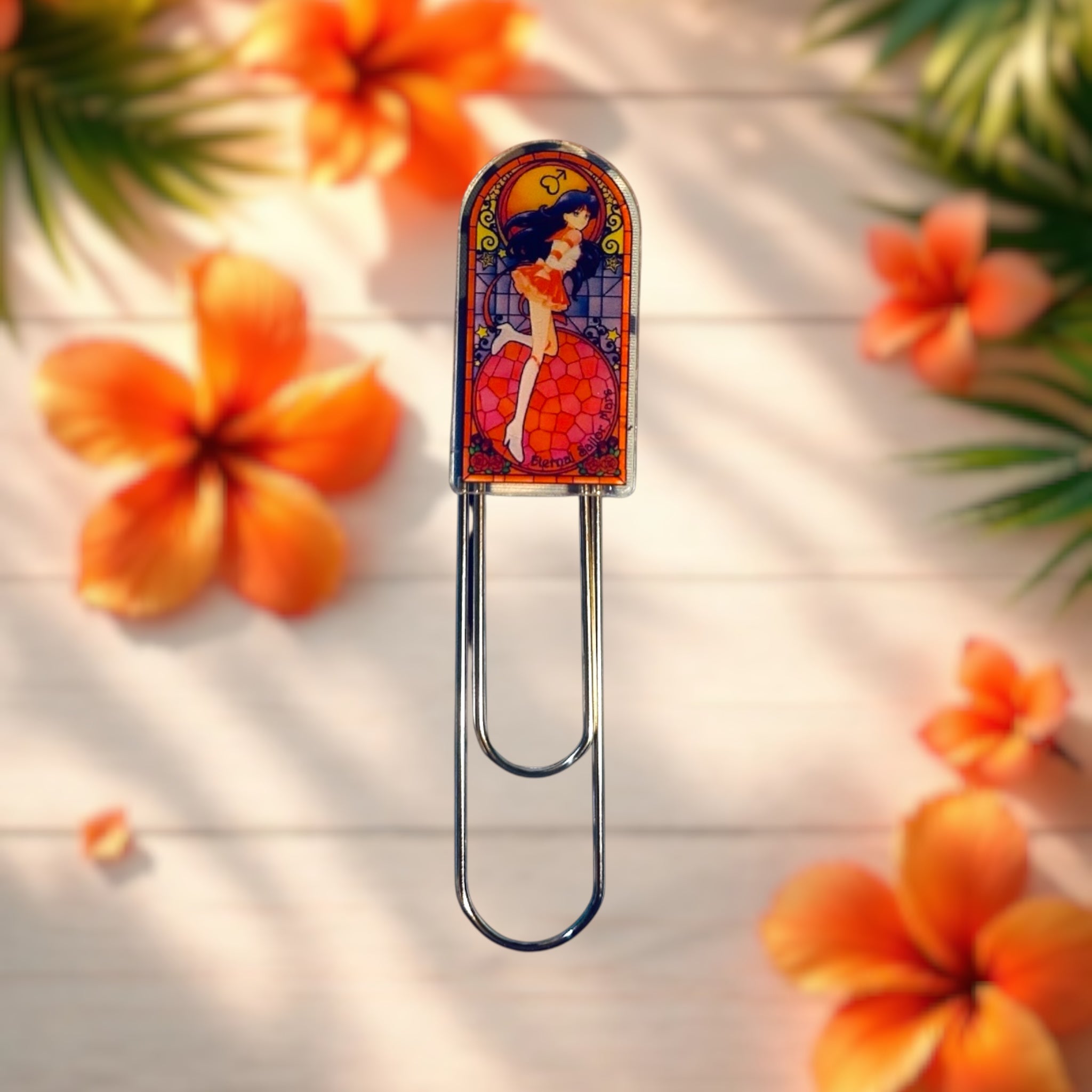 Stained Glass Jumbo Paper Clip