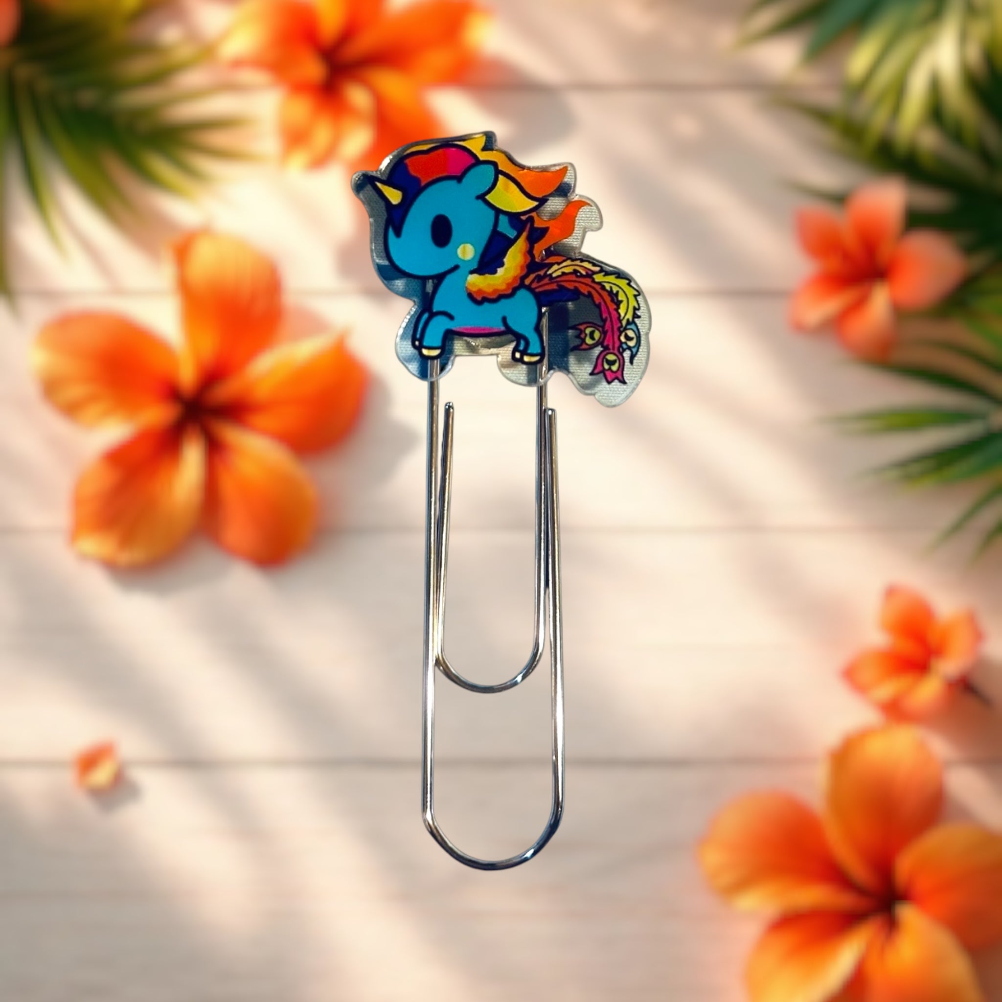 Rainbow Unicorn Jumbo Paper Clip