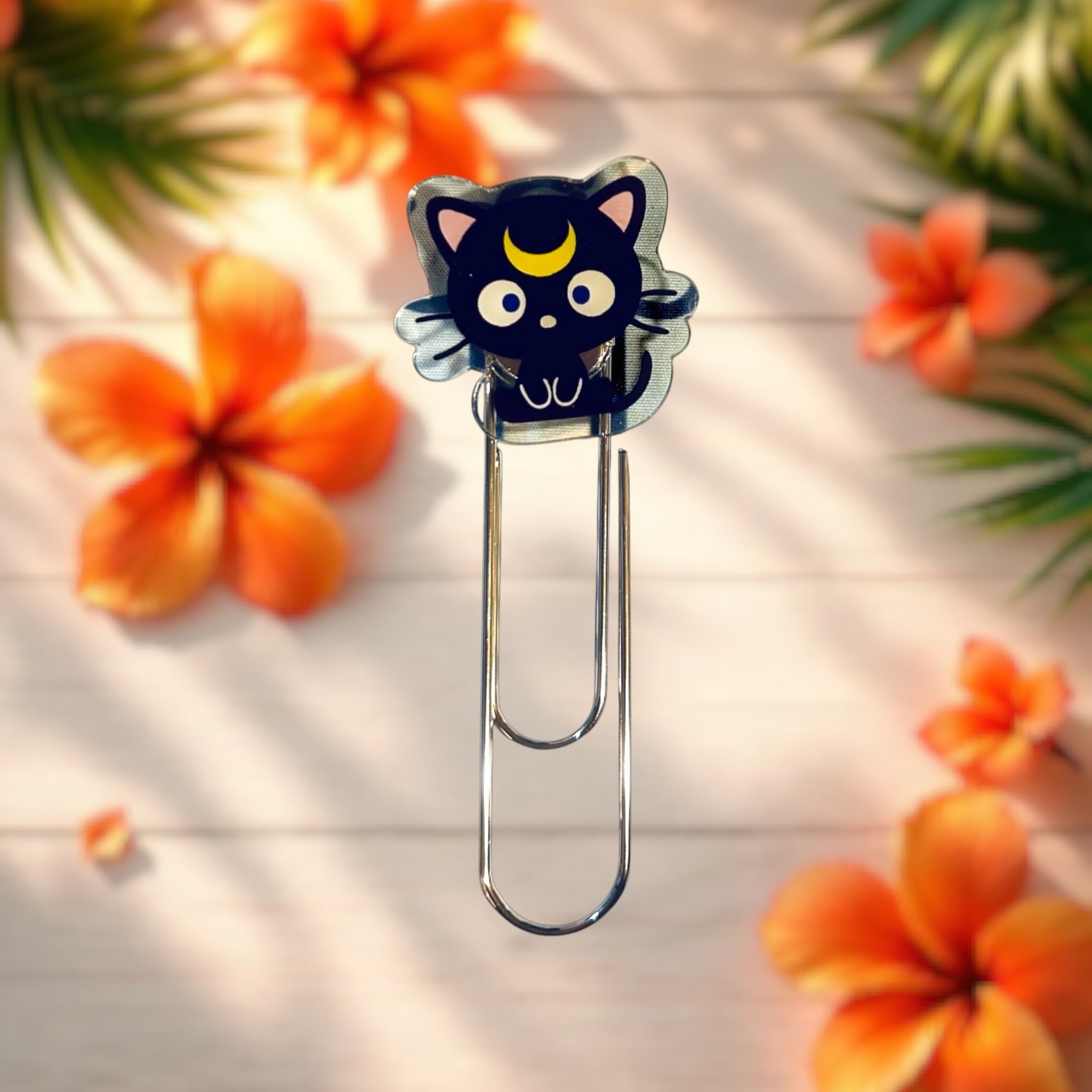 Moon Cat Jumbo Paper Clip