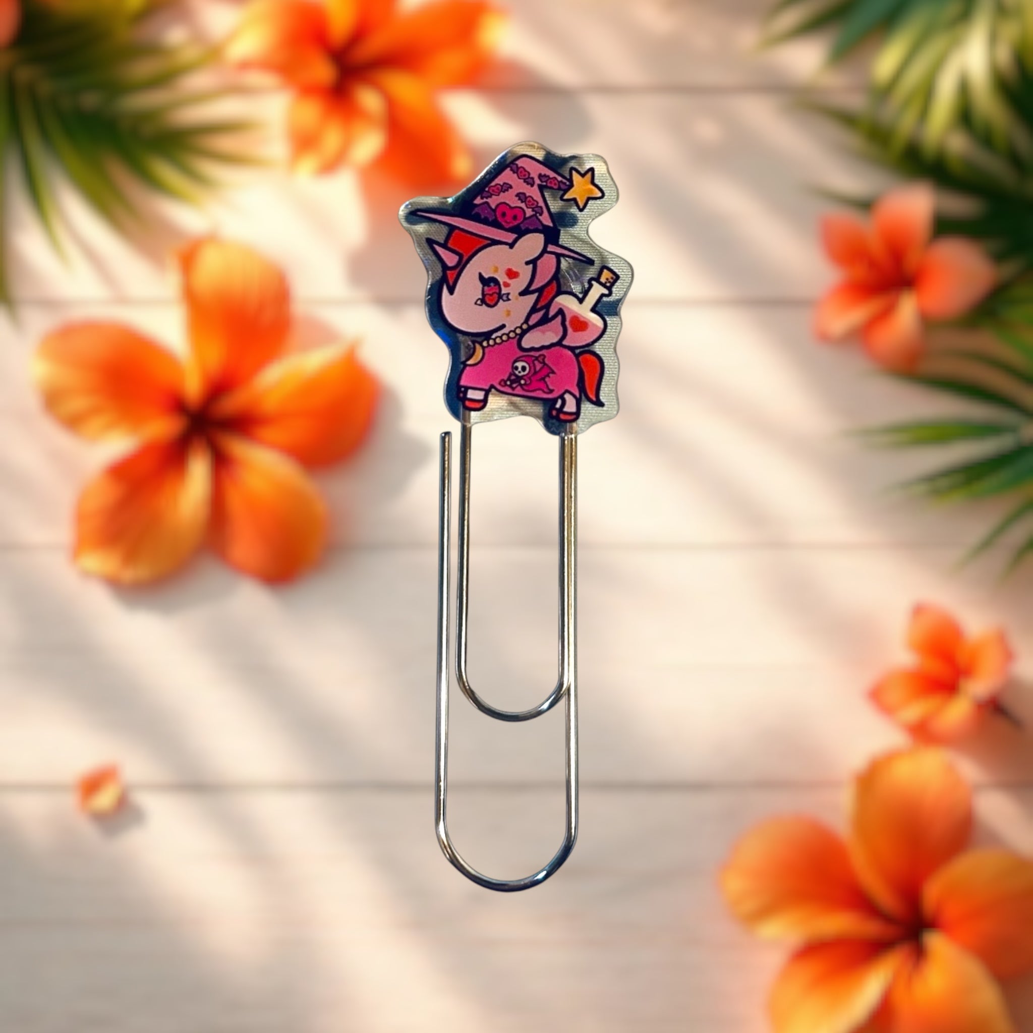 Witch Unicorn Jumbo Paper Clip