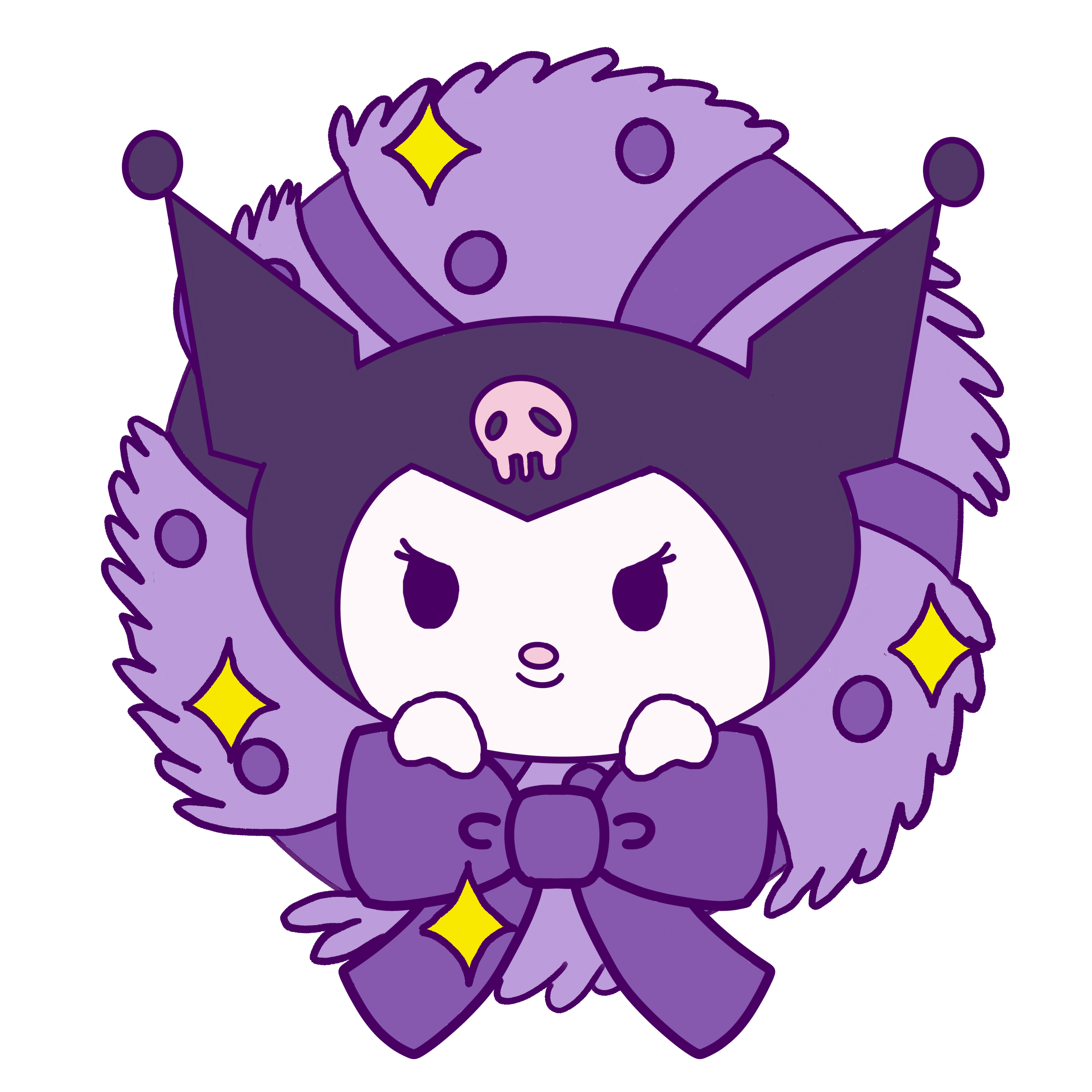 PRE-ORDER Romi Christmas 3x3” Holographic Sticker