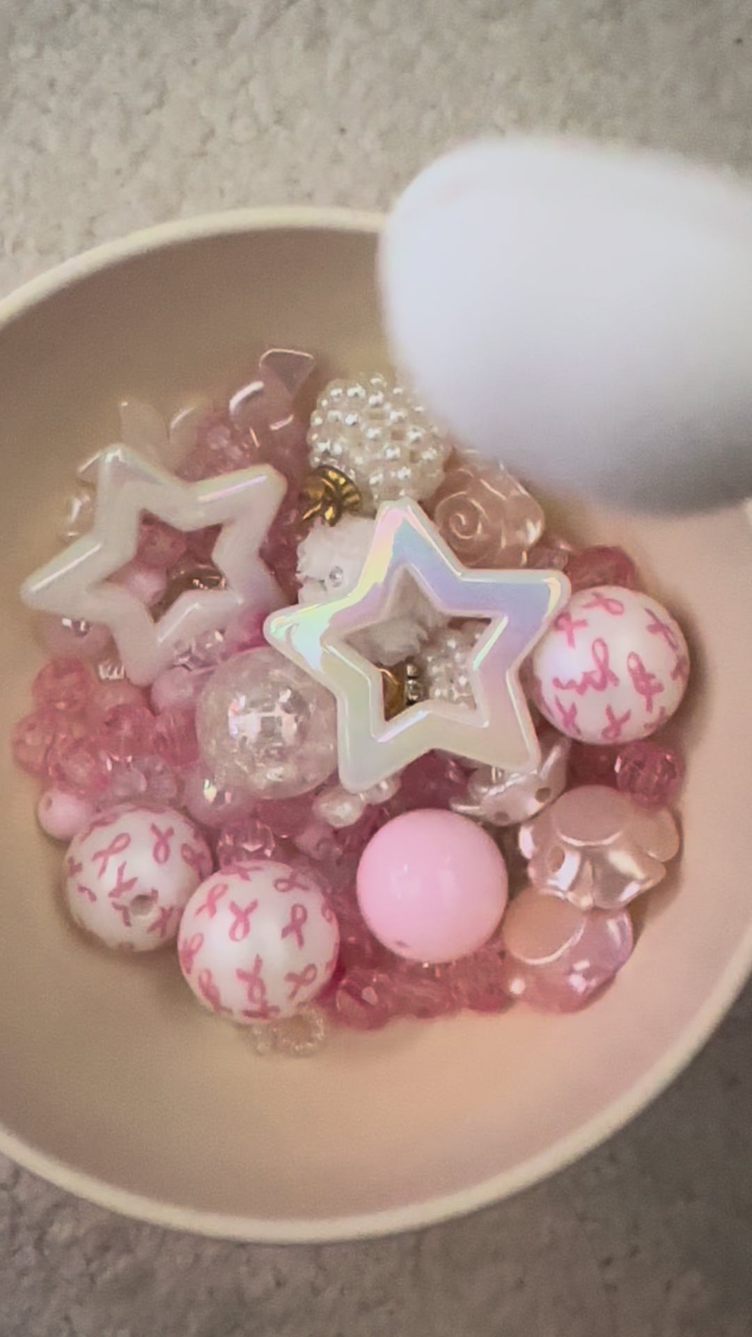 Pink Snow Bead Soup Mix